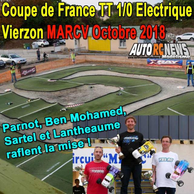 coupe de france tt 1/10 électrique à vierzon au club marcv les 13 et 14 octobre 2018.