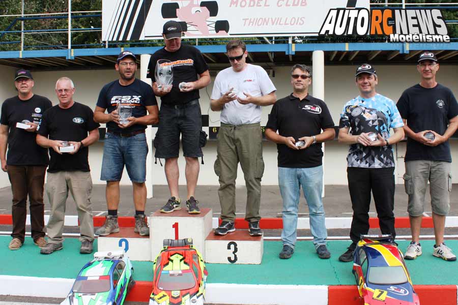 5ème cf piste 1/5 national, ff, f1 et mini cooper à Thionville club MCT les 25 et 26 août 2018.