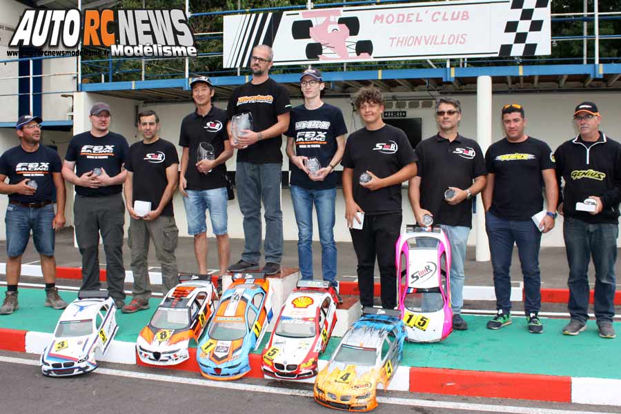 5ème cf piste 1/5 national, ff, f1 et mini cooper à Thionville club MCT les 25 et 26 août 2018.