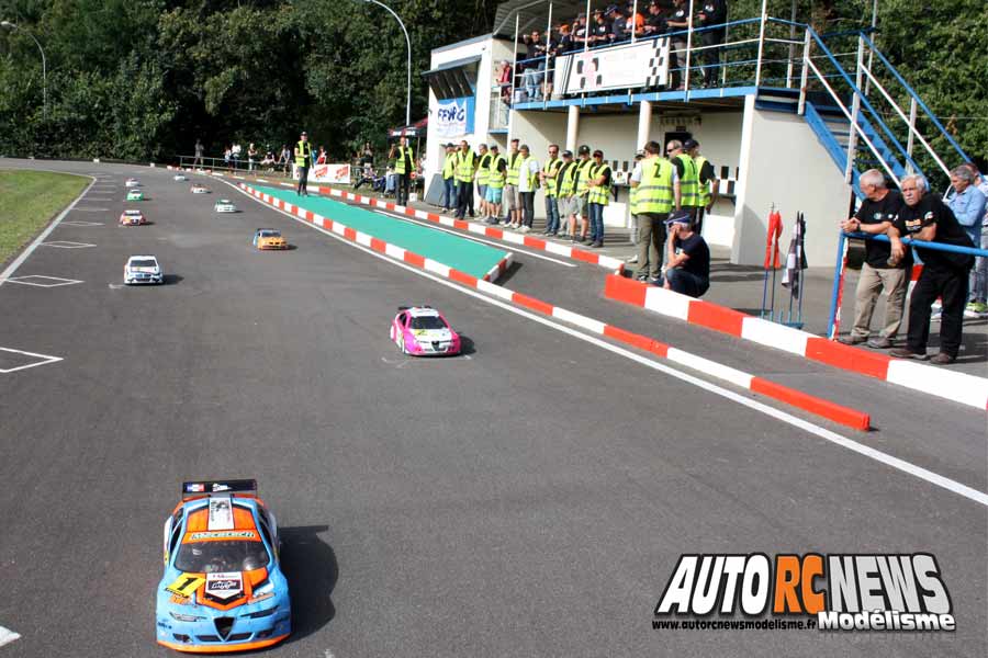5ème cf piste 1/5 national, ff, f1 et mini cooper à Thionville club MCT les 25 et 26 août 2018.