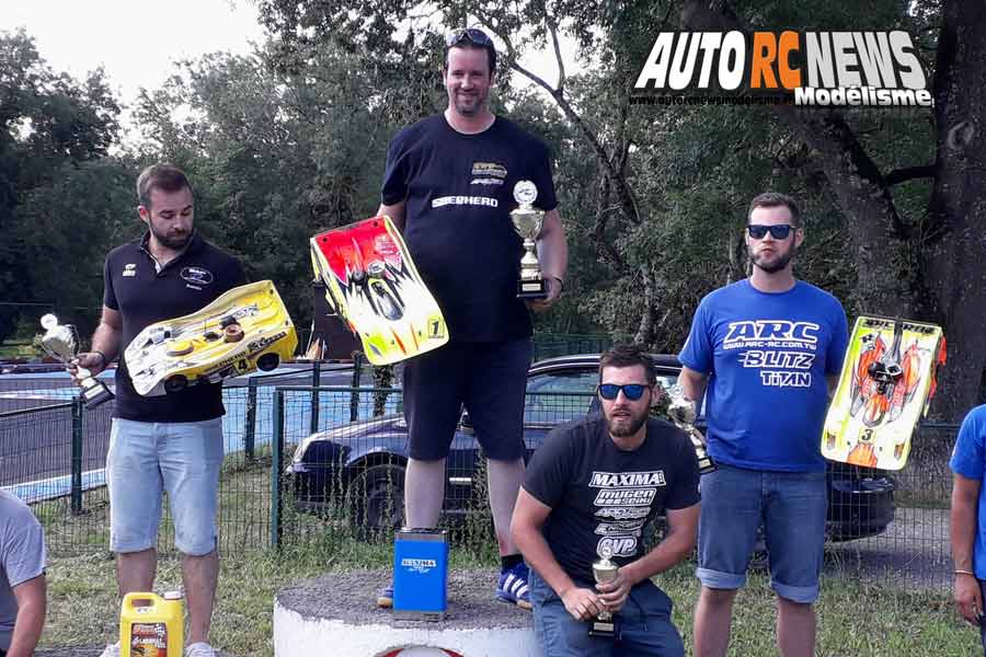 4ème cf piste 1/8ème 4 x 4 et national à angoulême club arca16 les 7 et 8 juillet 2018.