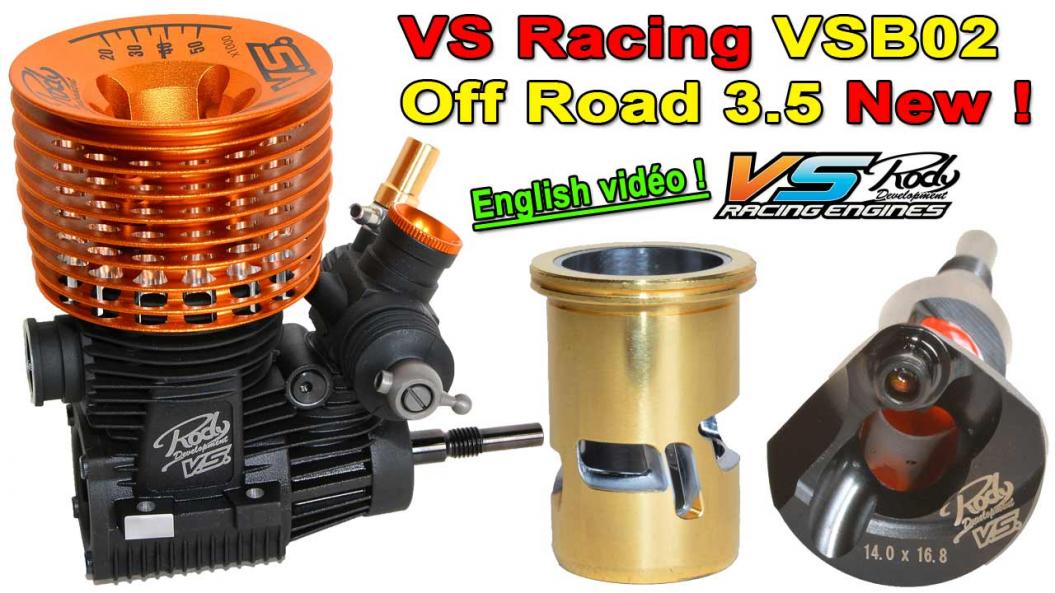 vidéo moteur vs racing vs-b02 buggy réf : vsb02 distribué par world champion products et victo sport.