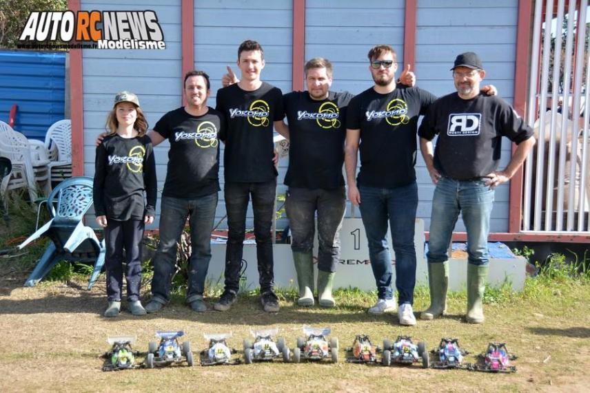 2ème cf tt 1/10 électrique à vic la gardiole au club xtremrace les 14 et 15 avril 2018.