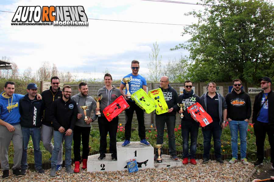 1ère cf piste 1/8 4 x 4 à ris orangis club mrte les 14 et 15 avril 2018.