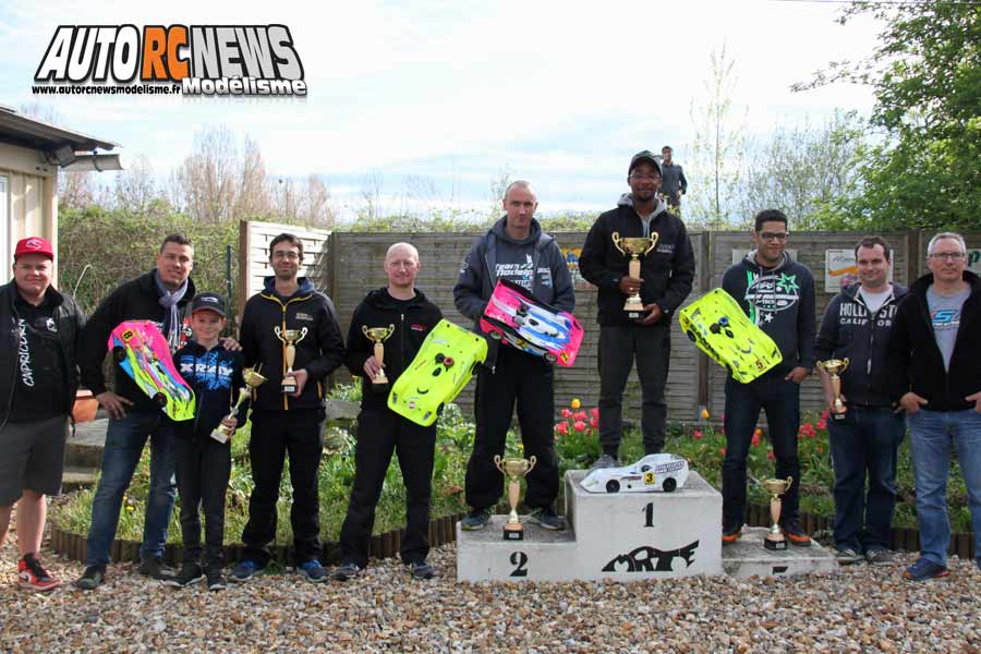 1ère cf piste 1/8 4 x 4 à ris orangis club mrte les 14 et 15 avril 2018.