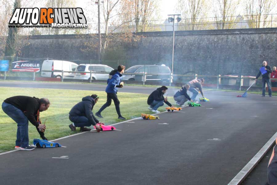 1ère cf piste 1/8 4 x 4 à ris orangis club mrte les 14 et 15 avril 2018.