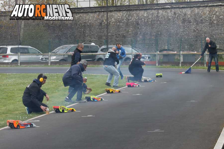 1ère cf piste 1/8 4 x 4 à ris orangis club mrte les 14 et 15 avril 2018.