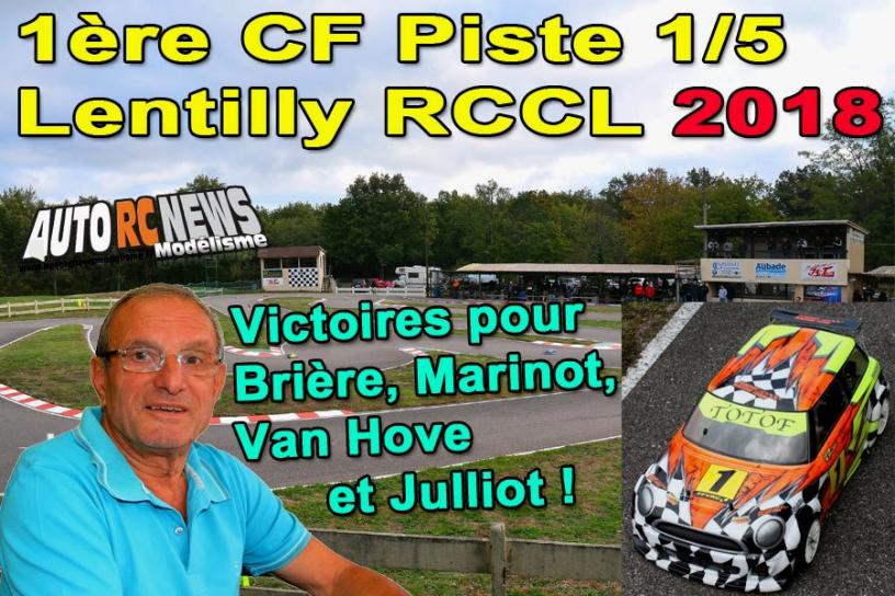 1ère cf piste 1/5 élite, ff, f1, mini cooper à lentilly club rccl les 24 et 25 mars 2018.