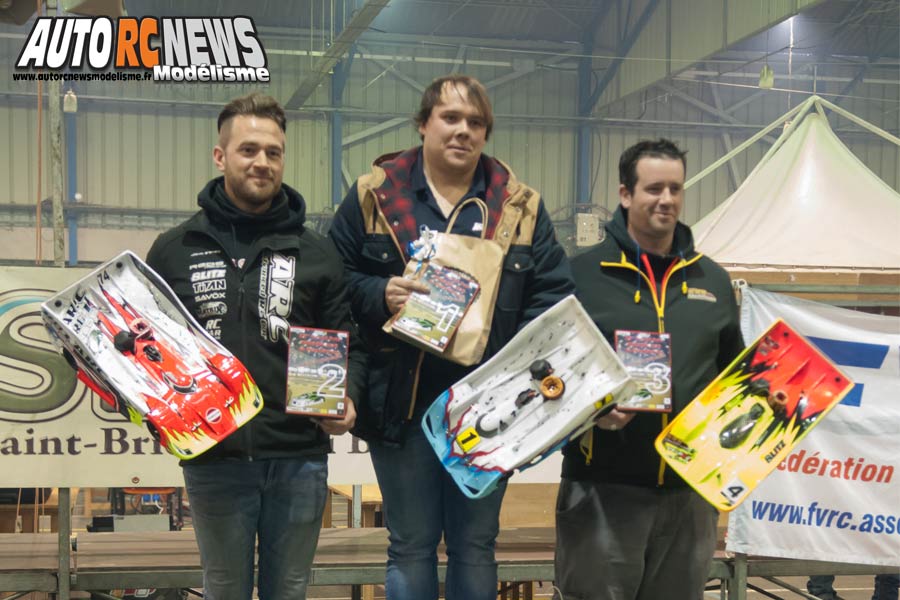 17ème grand prix de saint brieuc piste 1/8 thermique 4 x 4, classique et bls et piste 1/10 du 16 au 18 février 2018.