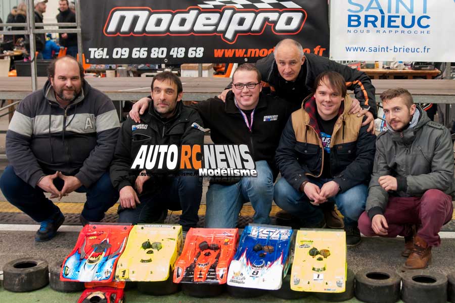 17ème grand prix de saint brieuc piste 1/8 thermique 4 x 4, classique et bls et piste 1/10 du 16 au 18 février 2018.