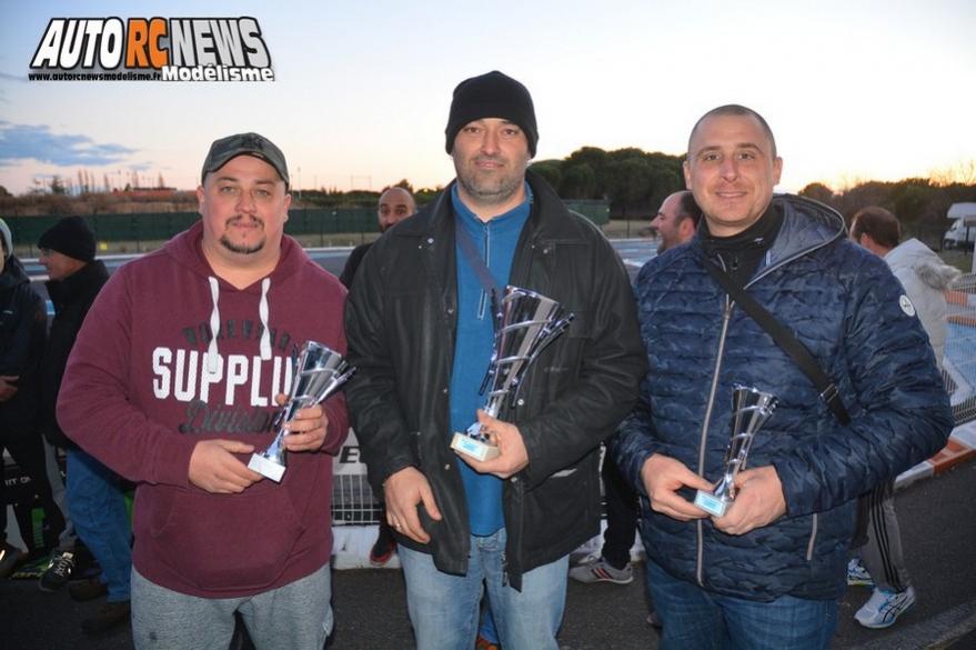 mini racing tour de provence à montpellier sur la piste amo, rallygame, db8sl et truck 1/10 brushless le 17 décembre 2017.