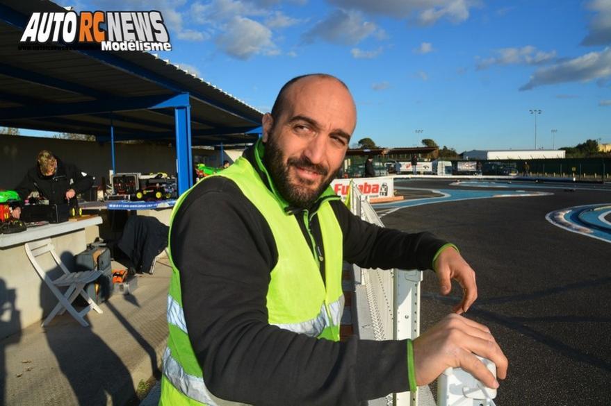 mini racing tour de provence à montpellier sur la piste amo, rallygame, db8sl et truck 1/10 brushless le 17 décembre 2017.
