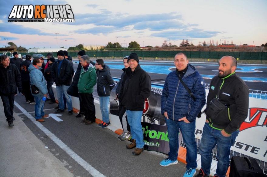 mini racing tour de provence à montpellier sur la piste amo, rallygame, db8sl et truck 1/10 brushless le 17 décembre 2017.
