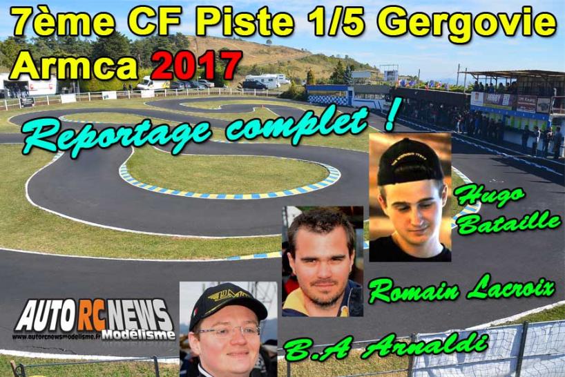 7ème cf piste 1/5ème elite, national, f1 à gergovie club armca les 23 et 24 septembre 2017.