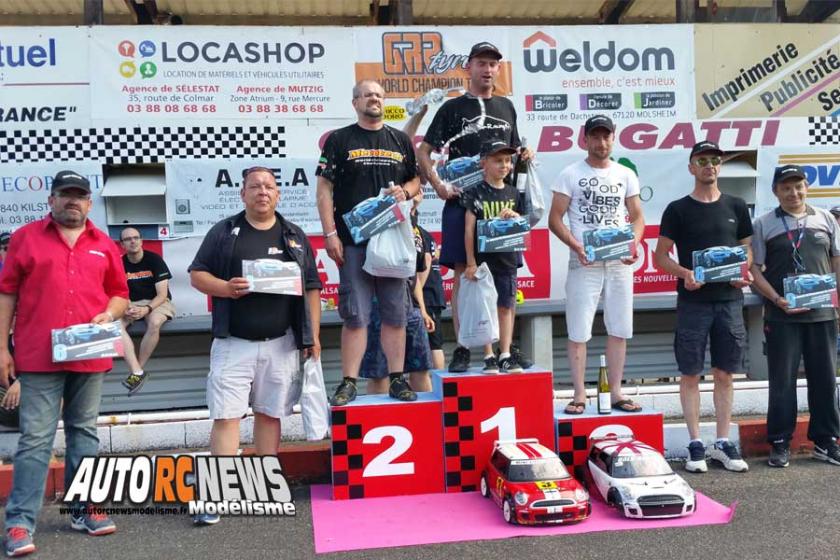 3ème cf piste 1/5ème elite, national, f1, mini cooper trophy à mutzig club mvhs les 27 et 28 mai 2017.