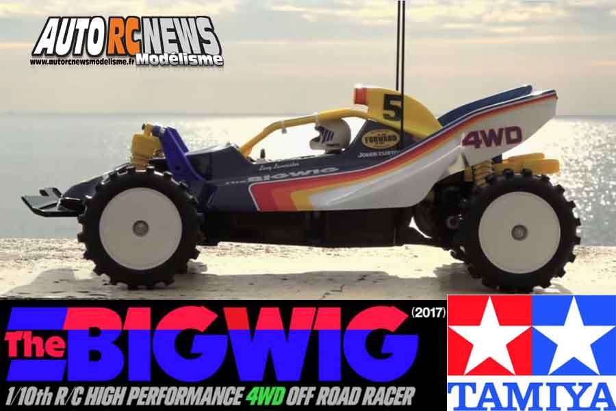 réédition du tamiya bigwig 1/10 rtr réf : 47330 importée par t2m à faulquemont.