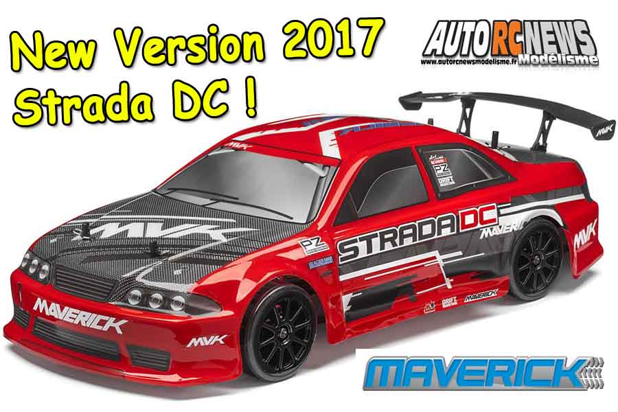 voiture électrique maverick strada dc brushless 1/10 4 x 4 rtr réf : mv12626 distribuée par avio et tiger