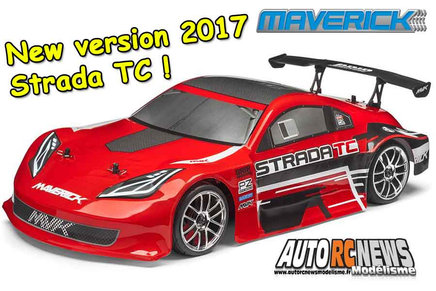 voiture électrique maverick strada tc brushless 1/10 4 x 4 rtr réf : mv12624 distribuée par avio et tiger