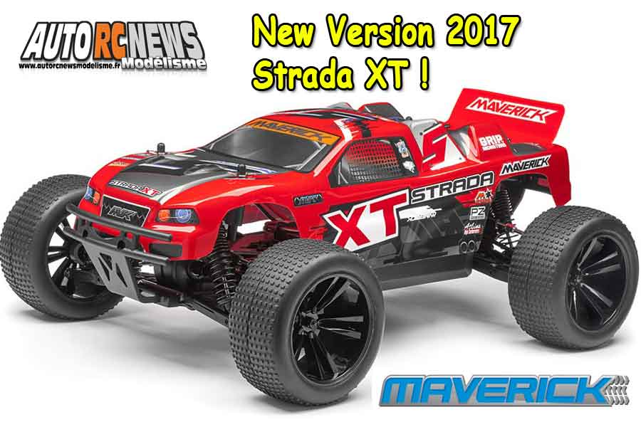 voiture électrique maverick strada xt brushless 1/10 4 x 4 rtr réf : mv12622 distribuée par avio et tiger