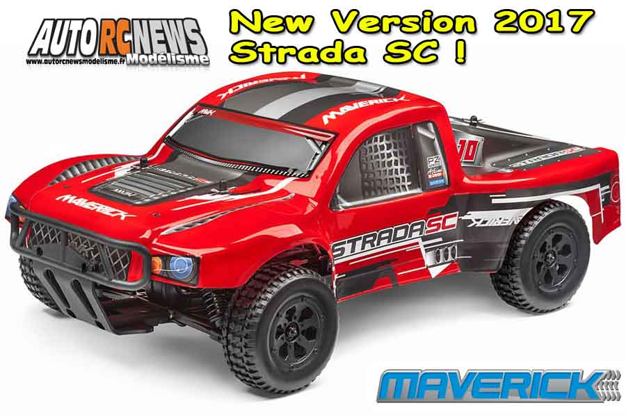 voiture électrique maverick strada sc brushless 1/10 4 x 4 rtr réf : mv12625 distribuée par avio et tiger