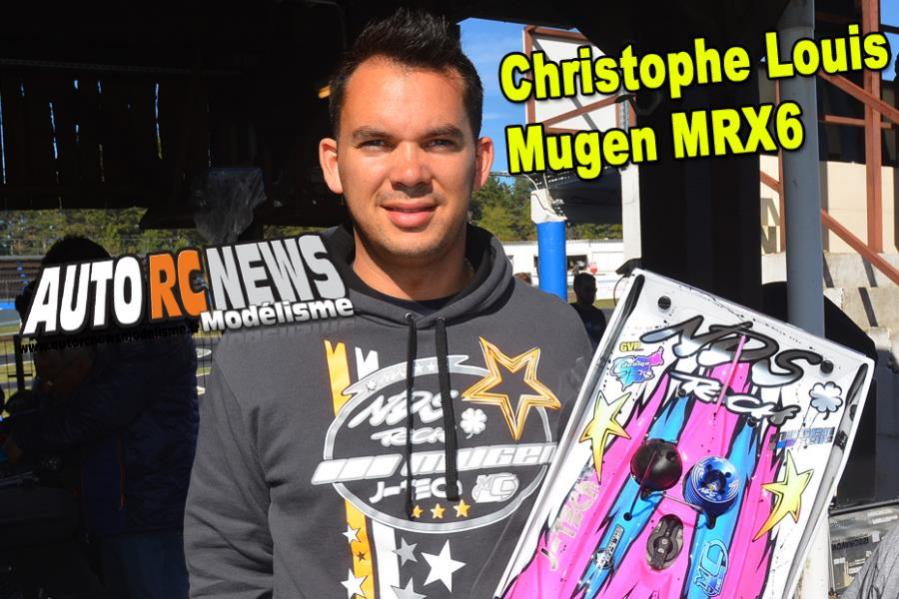 vidéo coupe de france piste 1/8 gergovie armca mugen mrx6 pilotée par christophe louis.