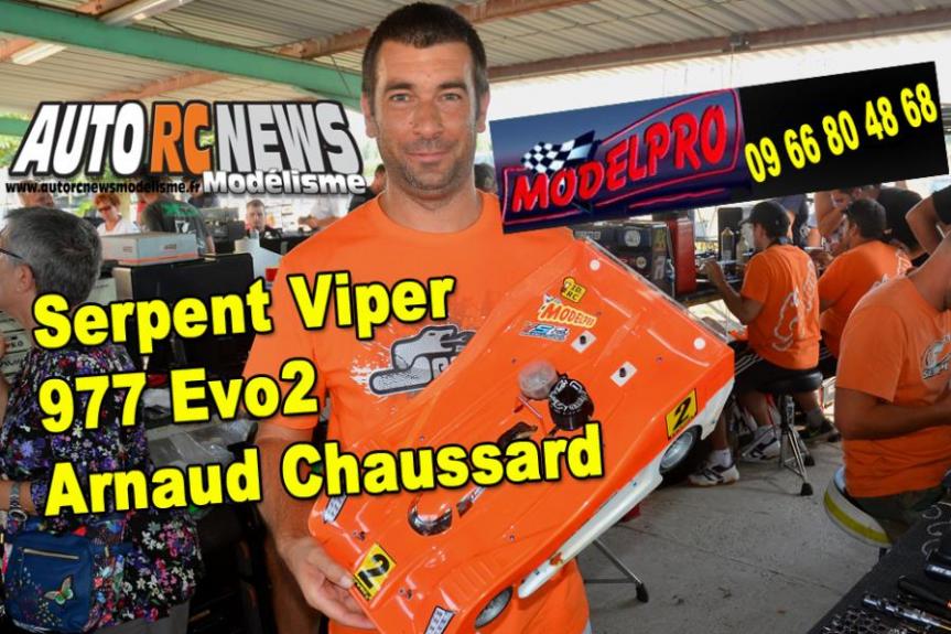5eme cf piste 1/8 4 x 4 beaumont monteux serpent viper 977 evo2 arnaud chaussard les 10 et 11 septembre 2016