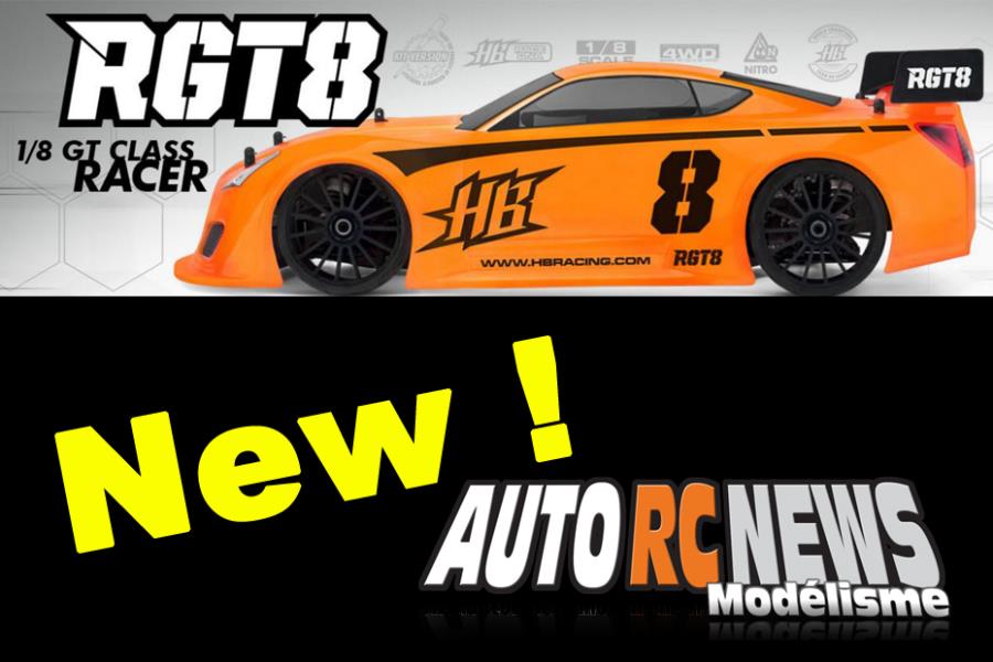 hb rgt8 réf : 115770 rallygame 1/8 thermique gt on road distribuée par avio et tiger