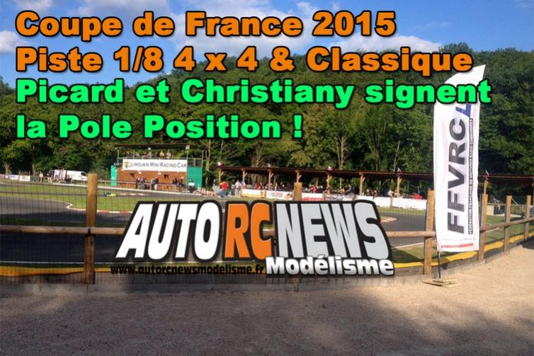 qualifications coupe de france piste 1/8 4 x 4 et classique à limoges club lmrc les 10 et 11 octobre 2015.