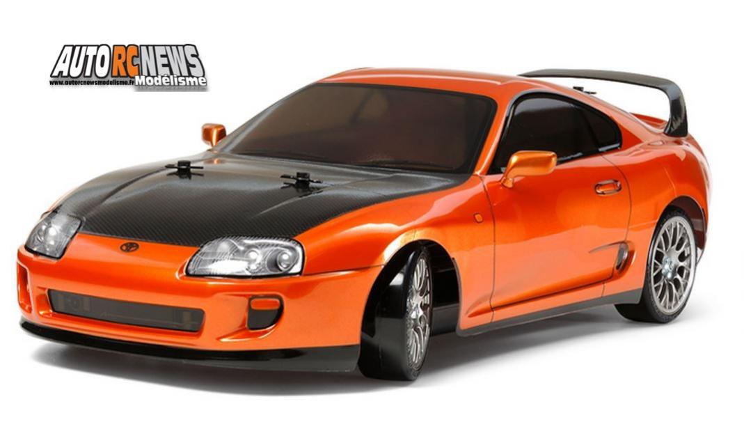 tamiya toyota supra drift spec réf : 58613 sur base châssis de tt 02d.