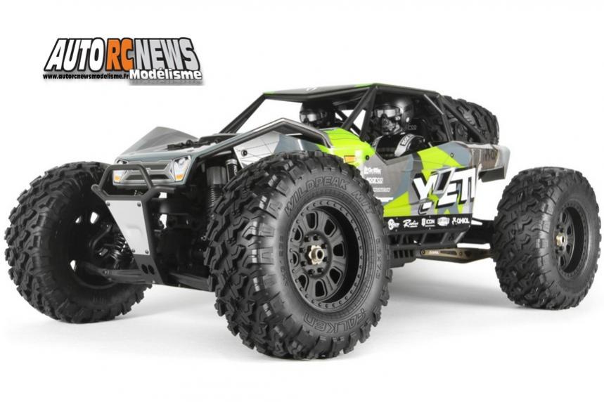 axial yeti xl 1/8th scale electric 4wd kit réf : ax90038