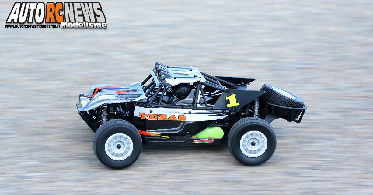 #z6000025 MHDPro texas. voiture radiocommandée tout terrain à l'échelle 1/18ème équipée d'un moteur 370 à charbons.