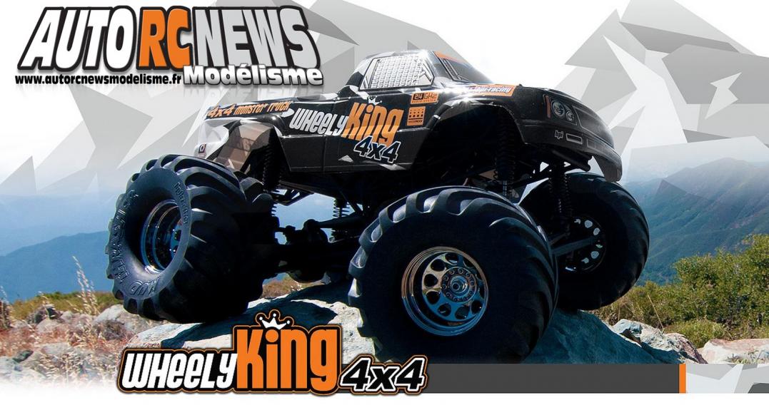 HPI Wheely King 4x4 #106173 nouvelle version 2014 avec nouvelle déco de carrosserie