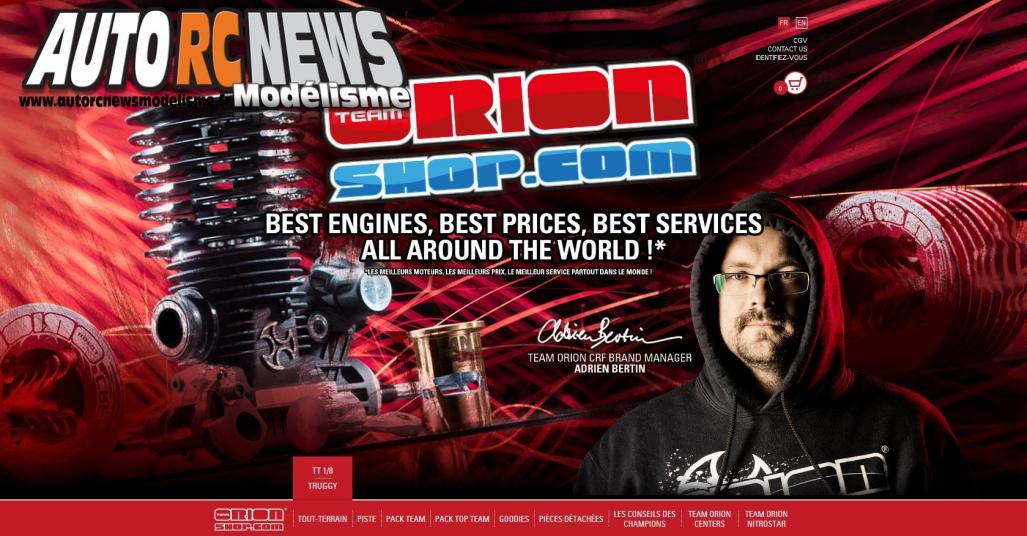 Un nouveau partenaire commercial arrive sur le site autorcnewsmodeilsme.fr. Il s'agit du site de vente en ligne TeamOrionshop.com. Les moteurs Team Orion prochainement à l'essai sur autorcnewsmodelisme.fr