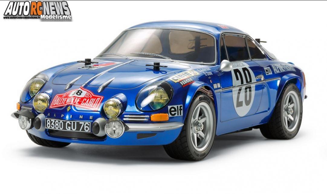 Tamiya Alpine Renault A110 Monte Carlo 71 #58591 Tamiya Alpine Renault A110 Monte Carlo 71 #58591