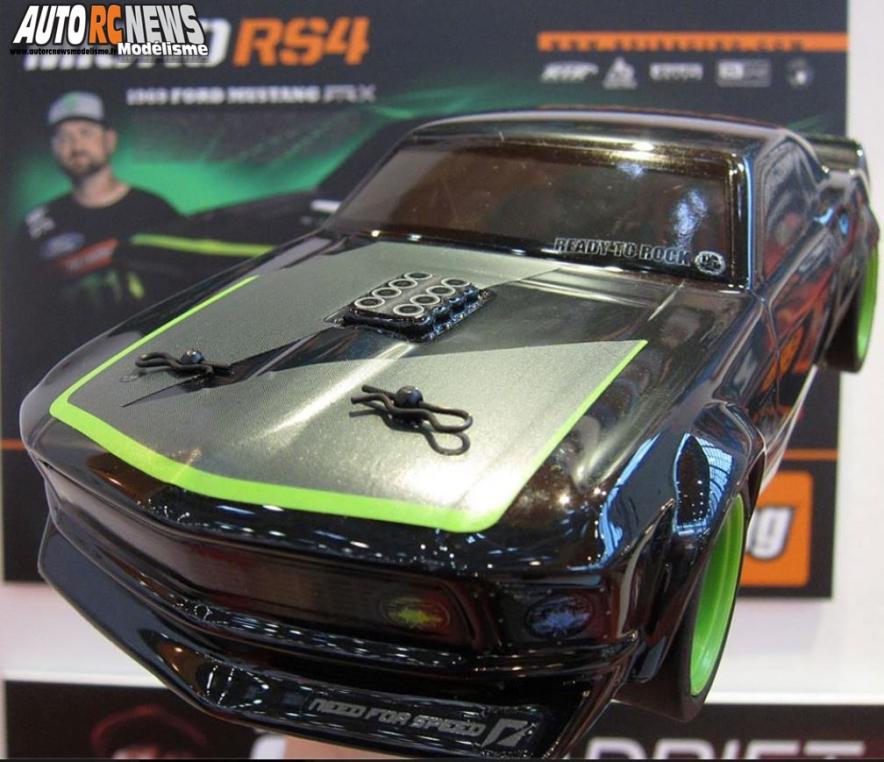 HPI Vaughn Gittin JR'S 1969 Ford Mustang RTR-X Micro RS4