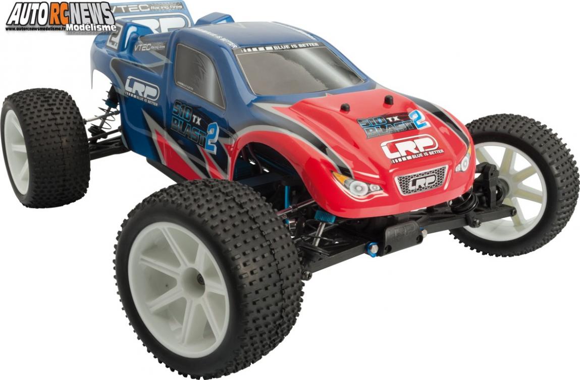 LRP S10 Blast TX2 Kit réf :120601. truggy lrp radiocommandée à l'échelle 1/10ème. version non rtr livrée sans électronique.