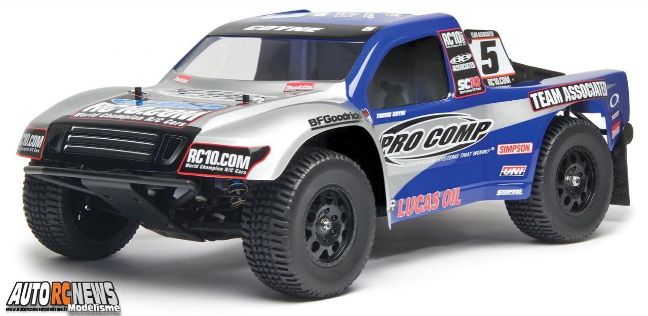 Asso Pro Comp SC10 RTR Combo #7028C. voiture radiocommandée électrique pour le modelisme rc.