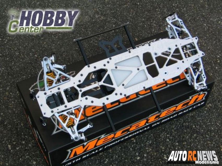 Mecatech FW01 référence MEC2012. voiture radiocommandée de modélisme R/C de piste à l'échelle 1/5ème distribuée par le magasin hobbycenter. Voiture qui a remporté le championnat du monde de piste 1/5ème 2013 à Lostallo avec Markus Feldmann.