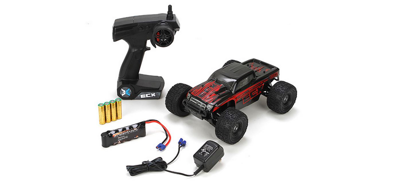 ECX Ruckus 1/18 MTr.#ECX01000Uk. voiture radiocommandée électrique pour le modélisme auto r/c.
