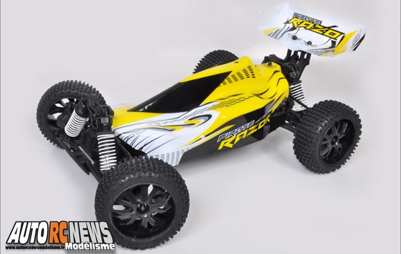 Pirate Razor t2M à l'échelle 1/10ème. voiture radiocommandée électrique réf : T4910. modélisme auto r/c.