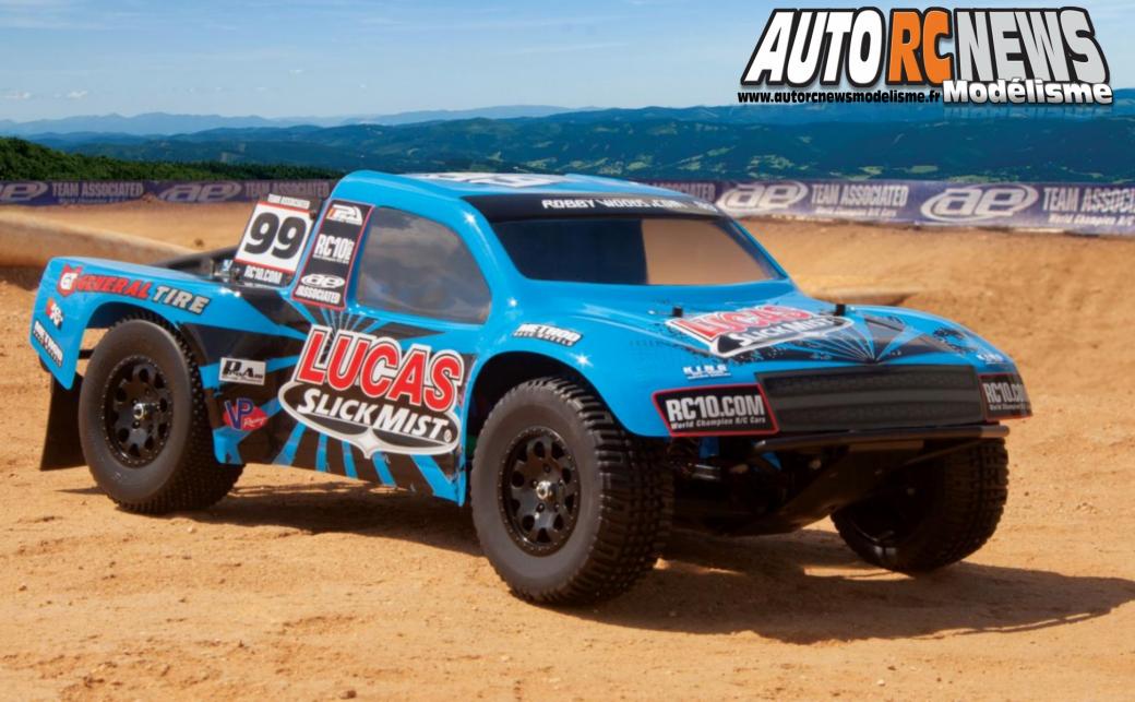 Associated SC10RS RTR. voiture de modélisme radiocommandé électrique brushless. nouvelle version lucas body mist slick.