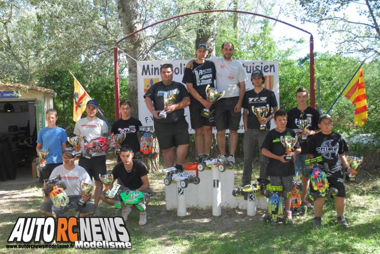 ​4ème manche de CF TT 1/8ème thermique National à Pertuis les 22 et 23 juin 2013 sur la piste du mini bolide club pertuisien (mbcp). compétition de modélisme auto radiocommandée