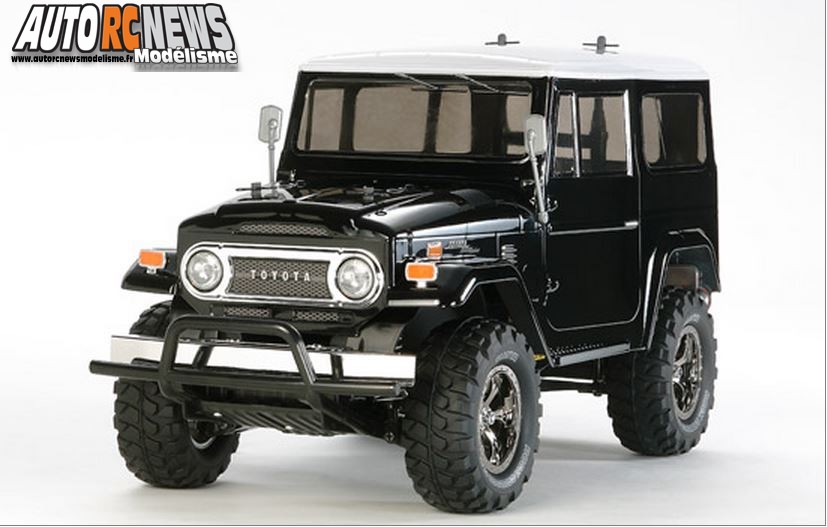 Tamiya Land Cruiser 40 Black Spec CC01. voiture tamiya de modélisme auto radiocommandée.