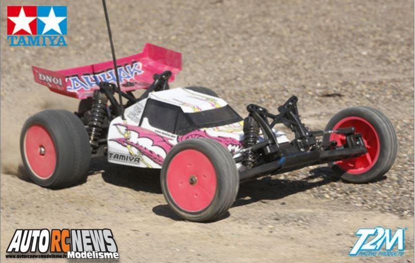 Tamiya Zahhak DN01. nouvelle voiture de modélisme auto radiocommandée de marque tamiya. voiture à l'échelle 1/10ème deux roues motrices propulsée par un moteur électrique.