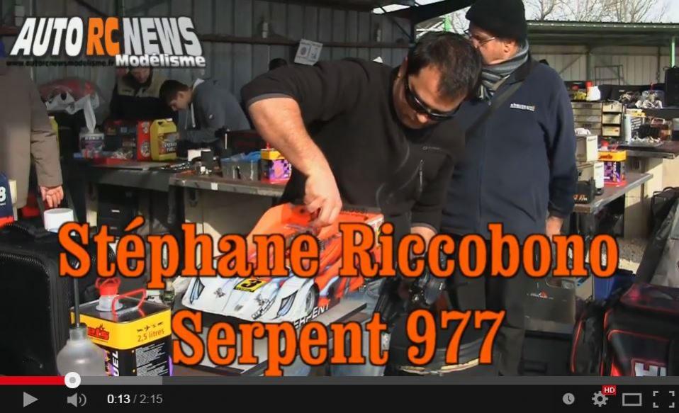 vidéo du grand prix jean nougier 2015 sur le circuit de monteux du club amac avec stéphane riccobono sur serpent 977 viper en catégorie piste 1/8ème 4 x 4.