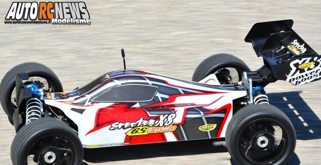 carson specter X8EB 6S #c500409016. Nouveau tout terrain électrique brushless à l'échelle 1/10ème motorisé par deux accus Li-Po de 11,1 volts et distribué par T2M. test complet carson specter X8EB 6S #c500409016. Nouveau tout terrain électrique brushless à l'échelle 1/10ème motorisé par deux accus Li-Po de 11,1 volts et distribué par T2M. test complet