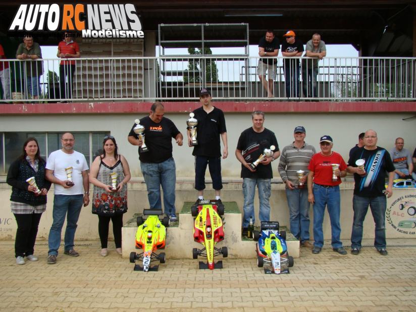 3ème CF Piste 1/5 Elite, National, F1 à Longvic au club mrcl. Victoire de Mathieu Brière en Elite, puis de Jérémy Hervouet en F1 et de Jason Legendre en National.