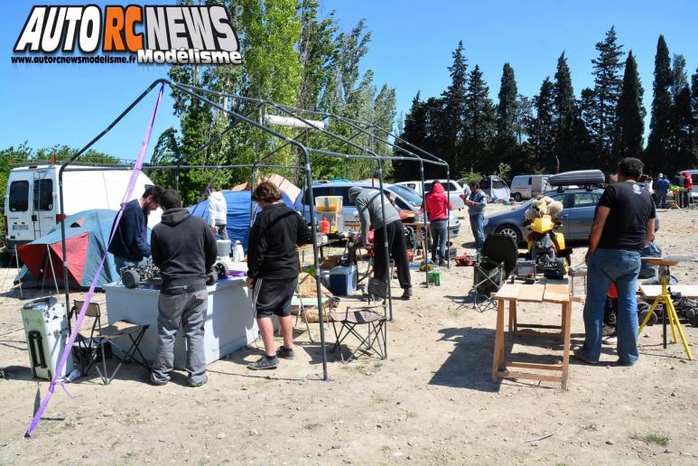 Rassemblement de voitures radiocommandées TT 1/5ème thermiques au MMRC (morières models radio commande) de Morières les Avignon, du jeudi 1er mai au dimanche 4 mai 2014.