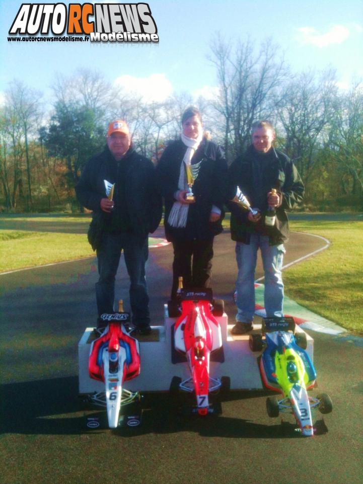 1ère manche du championnat de France Piste 1/5ème Elite, formule france et F1 à Blagnac qui se déroulait sur la piste du club GTBRC les 22 et 23 mars 2014.