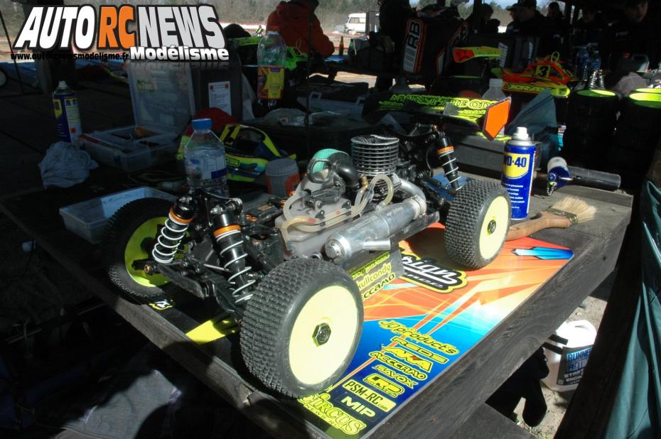1ère manche du championnat de france TT 1/8ème Le Teich organisée par le micro racing club teichois les 22 et 23 mars 2014. reportage de la course
